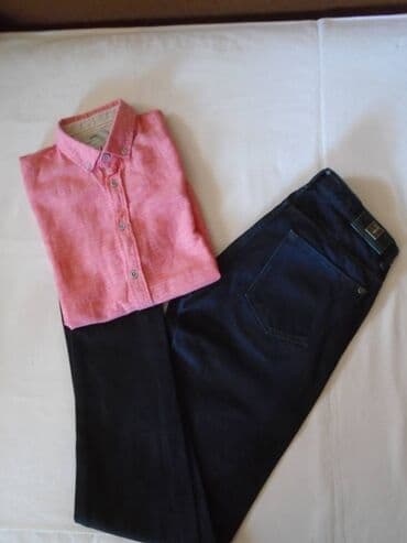 jakne sa prirodnim krznom: Original TRUSSARDI skinny jeans, muške farmerke par puta nošene kao — 8