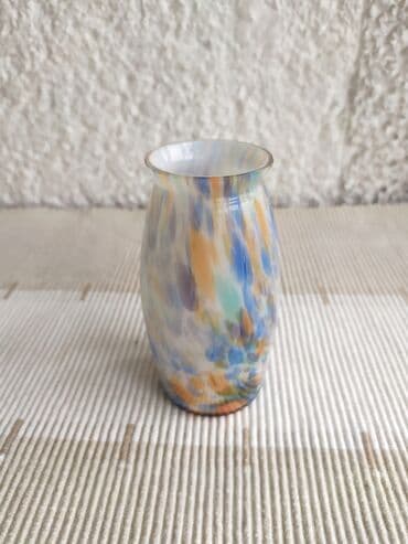 dodatak za slavinu na sudoperi: Vase, Glass, color - Multicolored, Used — 4