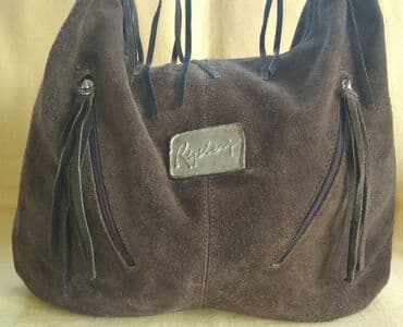 Putni koferi i torbe: Replay vrhunska kožna torba Skupocena Repay torba, izrađena u celosti — 3