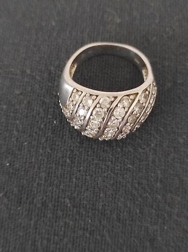 guess torbe male: Srebrni prsten – masivni - Materijal: srebro (bela boja metala) — 4