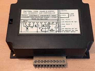 Gas kontoler za grejanje Pactrol Type PI6DI-S 406501 Full Sequence