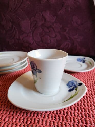 metalac soljice za kafu akcija: Soljice nove,vintaz porcelanske za kafu. Solje pun porcelan,natpis — 5