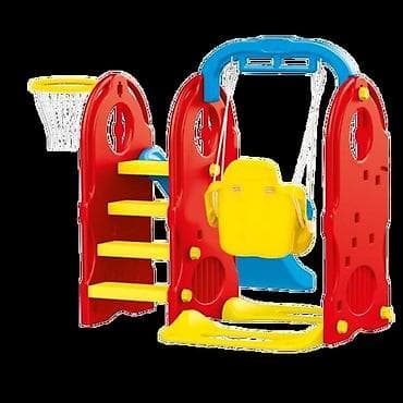 Stoves and fireplaces: TOBOGAN SA LJULJAŠKOM SET – 030238 • RASPRODAJA Set za dvorište — 3