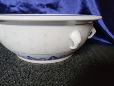 vatrostalne posude sa poklopcem akcija: Corbaluk jing dezen,pirincani porcelan iz 70ih. Corbaluk je perfektan — 8