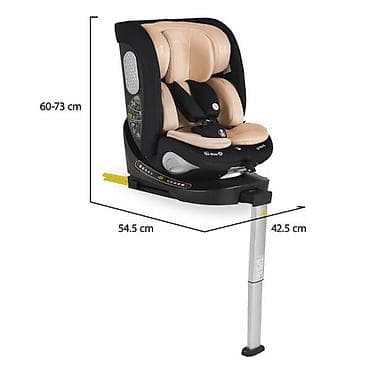 presvlake za decija auto sedista: Moni Auto sedište za decu Strike 40–150 cm – Sand Beige (šifra — 1