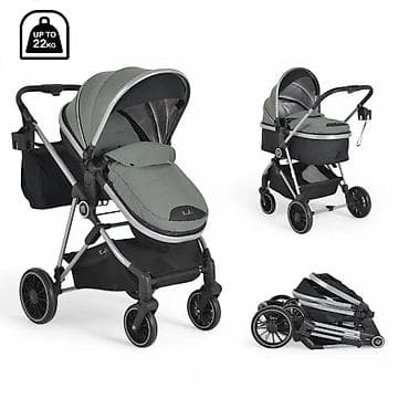 podmetac za kolica: KOMBINOVANA KOLICA ZA BEBE Kali Green – CAN6168-70 Lagana 2u1 kolica — 2