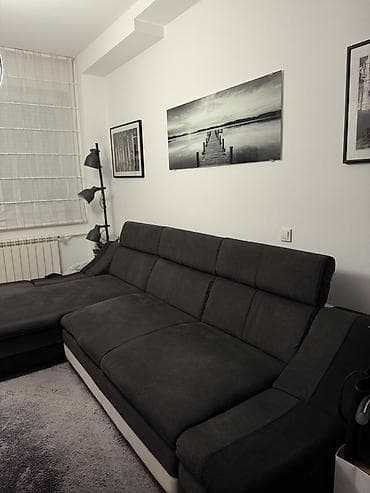 Dečiji nameštaj: Ugaona garnitura na razvlačenje sa ležajem i velikim sandukom za — 3