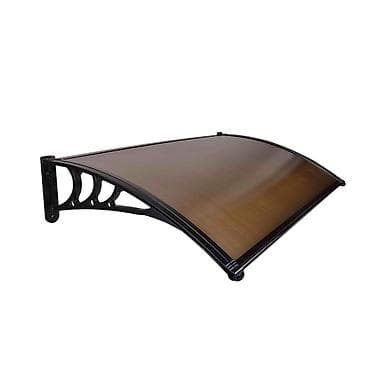 tupperware panorama set: Polikarbonatna nadstrešnica za ulaz/terasu PVC Nadstrešnica 150x100 cm — 1