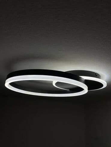 led lampe na punjenje: Plafonjera, bоја - Crna, Novo — 3