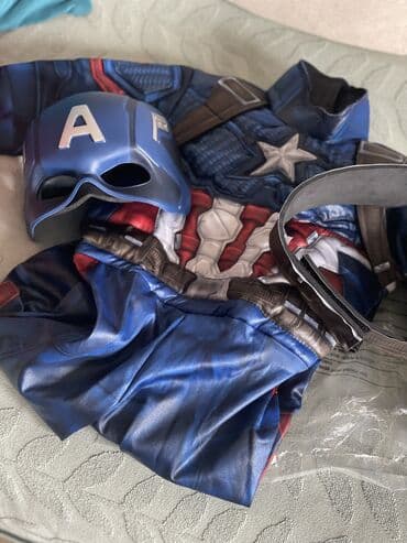 farma igracke za decu: Original Marvel Captain America kostim za decu do 3-4 godine, xs — 1