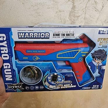 icon patike: Pistolj ispaljivac -čigra Warrior Gyro Gun plavo-crveni pištolj — 2