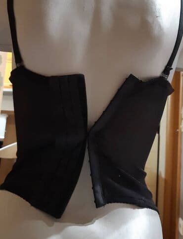 Panties: Korset sa žicom i korpama – veličina 38B - Boja: crna osnova sa — 2