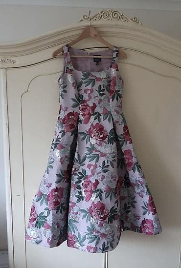 svecani korset: Haljina Adrianna Papell – Floral Jacquard Fit & Flare - Model — 1