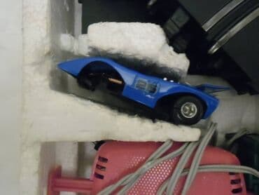 tobogan za autice: Polistil trkačka staza, komplet, plus 2 rez. autića — 3