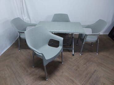 garniture od paleta cena: Nove 
Bastanske garniture
4 stolice i sto (120*70cm)
14000 — 1