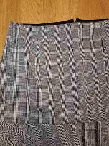 stradivarius sivi kaput: L (EU 40), Mini, color - Grey — 5