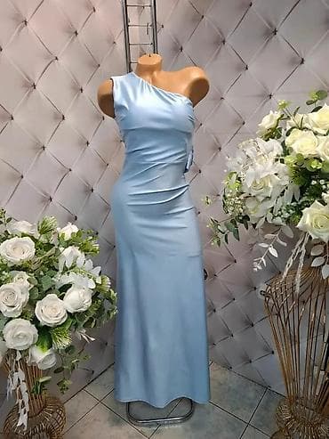 Haljine: Elegantna duga haljina na jedno rame - Kroj: uska silueta koja prati — 1