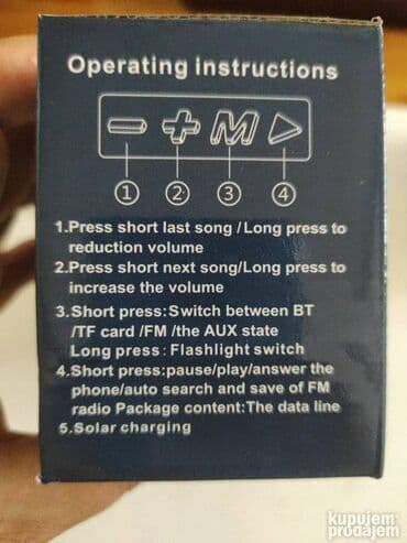 Car Electronics: Solarni Blutut Zvucnik i Radio NOV Wireless Bluetooth Zvucnik za — 3