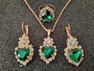 pandora privesci mama: Nakit Set Ogrlica, minđiše i prsten. Slanje poštom. - Postekspres - — 2