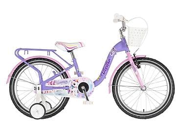 korpa za biciklu za decu: Bicikl kids Visitor Unicorn 20" 10" v-brake kontra 115–135 cm (20") – — 2