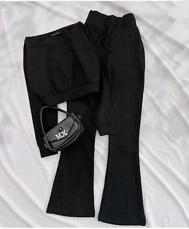 Kape i aksesoari: Ženski komplet trenerke – duks i pantalone - Model: duks sa okruglim — 4