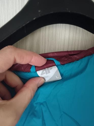 patka: 4F muška zimska jakna, veličina L. - Boja: tirkizno plava spolja — 3