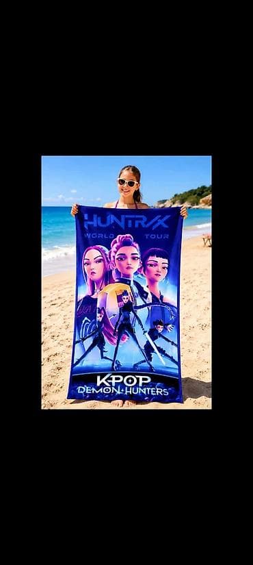ogrtac za kupaci: K Pop Huntrix peškir za plažu
Cena 1600 — 2