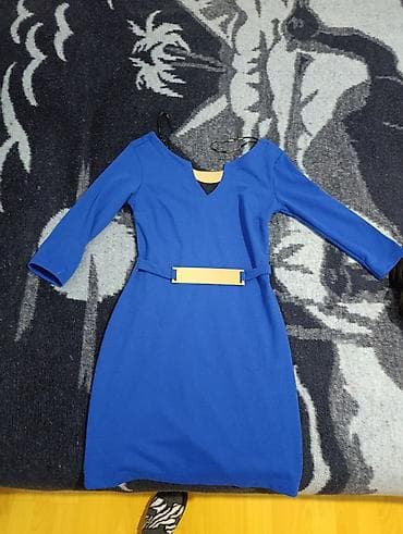 Elegantna haljina KeiKei, veličina 40. - Boja: kraljevski plava -