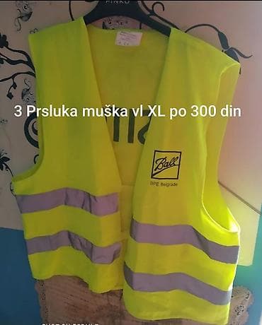 iqos 3 žuto svjetlo: 3 Prsluka muška za rad nošena u dobrom stanju vl XL, i majica vl L I — 1