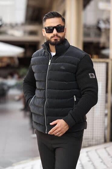 flo clo jakna: Jakna za prelazni period, 2XL (EU 56), L (EU 52), S (EU 48), Lacoste, bоја - Crna — 3