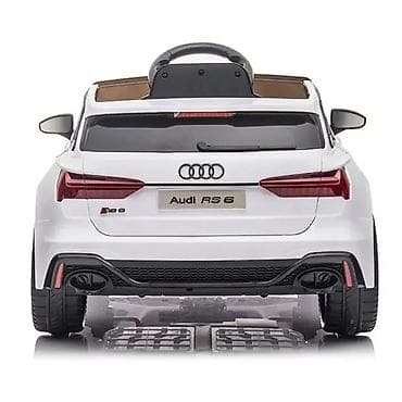 audi na daljinski: Audi RS6 – licencirani auto na akumulator za decu (Beli) Šifra — 8