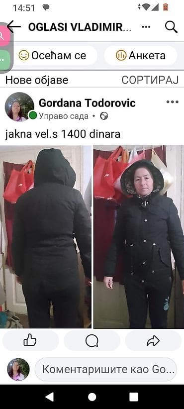 kaput vero moda: Ženske zimske jakne – više modela i veličina 1) Siva prošivena jakna — 3