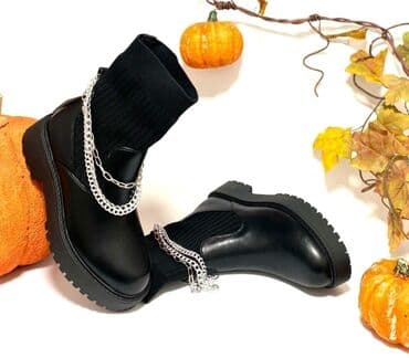 mokasine sa stiklom: Ankle boots, 38 — 1