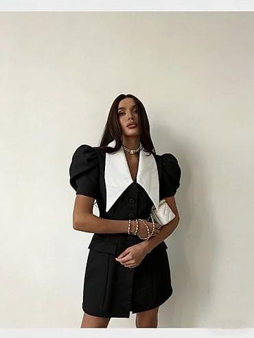 Haljine: 🔥Elegantna mini haljina-sako sa puf rukavima
✅2500 din — 7