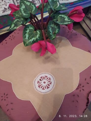 pecenjare od lima: Doilies, Used, color - Beige — 1