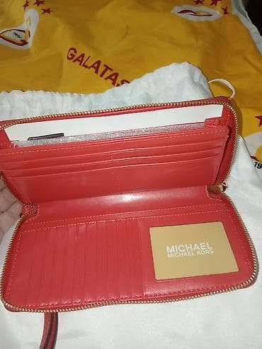 Aksesoari: Michael Kors ženski kožni novčanik/ručna torbica (wristlet), crvene — 1