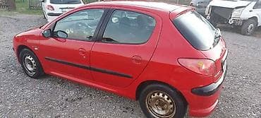 ZADNJA LEVA VRATA CRVENA ZA PEUGEOT 206 | imam sve delove za peugeot