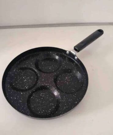 resetka za pecenje mesa: Prečnik tiganja:25cm. Prečnik otvora:9cm. Nelepljivi tiganj se — 2