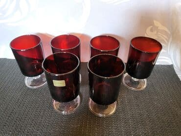 swarovski case za vino cena: Case nove za vino Luminarc francuske iz 80ih. Case bez ostecenja,sve — 5