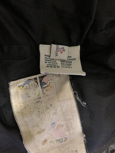 bele jakne: Moncler muška jakna – crna, punjena perjem (oznaka “New Down – Classe — 2