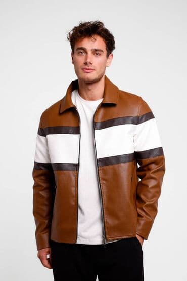 zimske bomber jakne: Kožna jakna Imitacija kože, 2XL, L, M, Zara, bоја - Bordo — 7