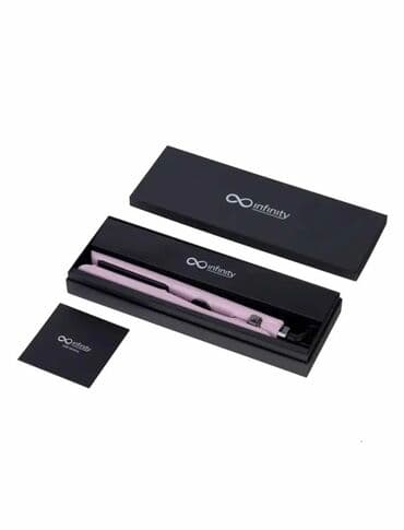 elektricni masazer za celulit iskustva: INFINITY presa za kosu – pastelno roze - Keramičke ploče za — 3