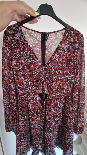pantalone push up: New Yorker, L (EU 40), Floral, color - Multicolored — 2