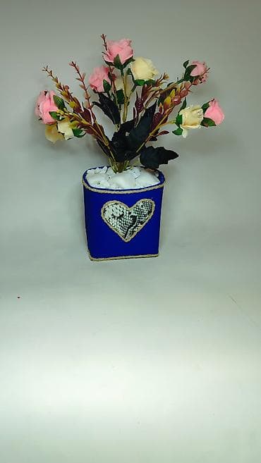 Prehrambeni proizvodi: Dekorativna aranžmana od veštačkog cveća u saksiji - Aranžman sa — 2