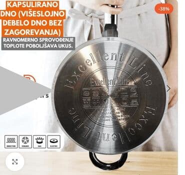 escajg za 12 osoba metalac cena: Set Kuhinjskog Posuđa – Excellent Line Inox Collection Akcija novembar — 1