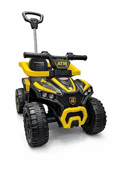 mrezica za kupanje bebe: Dečiji guralica/quad ATV – 4 točka, upravljač i ručka za guranje - — 4