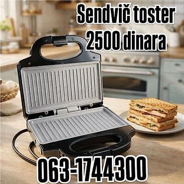Ovens: Sendvič toster – praktičan aparat za brzo pripremanje toplih sendviča — 1