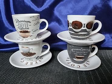 Kuhinjska oprema: Solje nove,vintaz za kafu. Pakovanje solja za kafu,porcelanske sa — 7