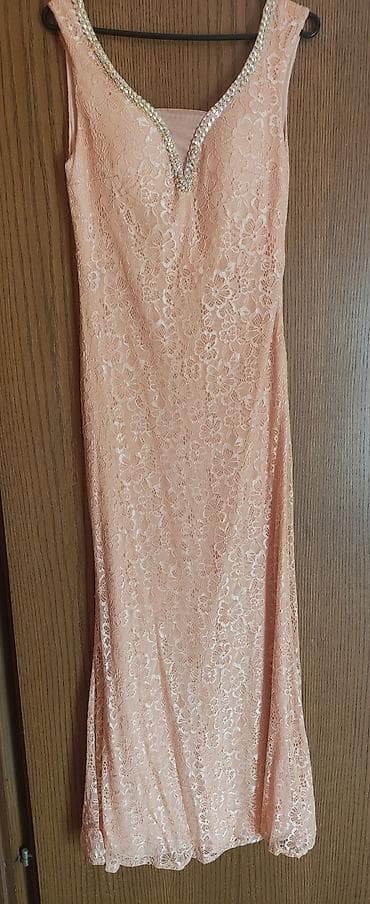 komada zenske odece: Elegantne ženske haljine – set od 3 komada 1) Pudra/šampanj haljina s — 5