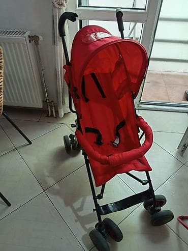 prsluk za bebe devojcice: Kišobran kolica crvena i krem /bež, zajedno ili odvojeno (pojedinačna — 1